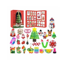 (JR01) Christmas Advent Calendars Countdown Advent Calendar Boys Girls Kids Party Favors Classroom Prizes Xmas Gift