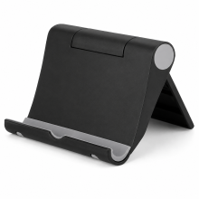 iPad Tablet iPhone Desk Stand Holder Mobile Phone Folding Black