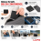 iPad Tablet iPhone Desk Stand Holder Mobile Phone Folding Black 7