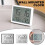 Ultra Thin Digital Wall Clock LCD Display 3