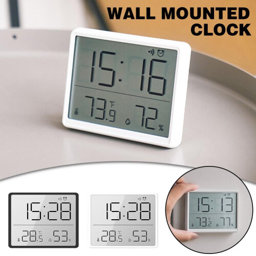 Ultra Thin Digital Wall Clock LCD Display 2