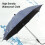 360 Adjustable Baby Stroller Parasol 75cm Blue 2