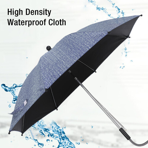 360 Adjustable Baby Stroller Parasol 75cm Blue 1