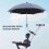 360 Adjustable Baby Stroller Parasol 75cm Blue 5