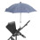360 Adjustable Baby Stroller Parasol 75cm Blue 15