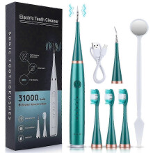 (greed) Powerful Ultrasonic Plaque Remover for Teeth with 5 Modes - Dental Tooth Cleaner