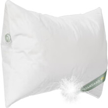East Coast Bedding European White Goose Down Pillow - Standard Size Pillow for Sleeping - Pack of 1-800 Fill Power - Perfect Level of Softness &