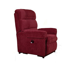 Roma Medical 5905 Vale Rise and Recline Chairs with Two Button Hand Set, Storage Pocket, and Head & Arm Covers – Comfortable Recliner Chairs for