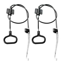 Fiacvrs Recliner Cable Replacement Part D-Ring Handle Recliner Pull Cable Spring, Hook Exposed Cable Length Recliner Cable with a Spring Fitted