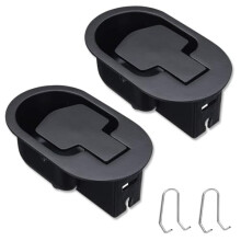 NEUSID 2 Pcs Recliner Chair Parts, Universal Sofa Couch Recliner Chair Release Pull Handle Replacement Parts Aluminum Alloy Thicken (Handle Only)