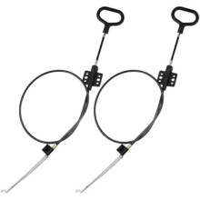TOVOT 2pcs 38" D-Ring Release Handle Pull Rope Cable Replacement Release Cable for Sofa Chair