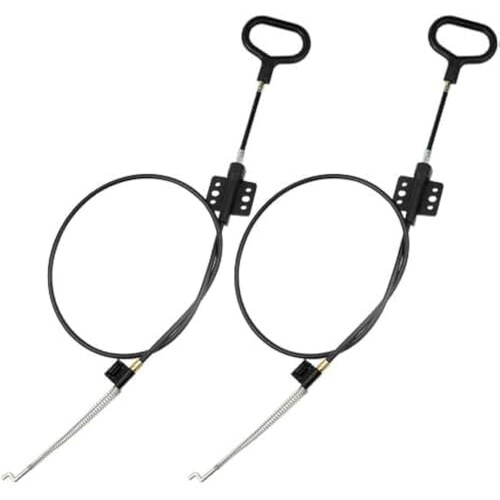 TOVOT 2pcs 38" D-Ring Release Handle Pull Rope Cable Replacement Release Cable for Sofa Chair