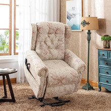 Dual Motor Lift Chair Recliners for Elderly Infinite Position Lay Flat Recliner with Heat Massage Up to 300 LBS Electric Power Lift Recliner Chair