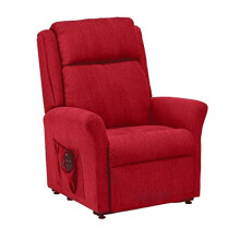 Drive DeVilbiss Memphis Riser Recliner Upholstered Armchair – Contemporary Electric Recliner Armchair – Dual Motor Rise and Recline Chair –