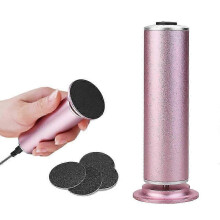 Electric Callus Remove with 60pcs Replacement Sandpaper Discs, Professional Pedicure Foot File Sander for Dead Cracked Hard Skin(SPink Edition 1229