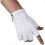 Men Pu Leather Punk Half Finger Snap Performance Gloves 1
