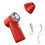 Versatile Compact 88mm Portable Handheld Air Blower-Red 1