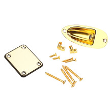 Pack of Completed Guitar Reinforcement Hardware Gold-Golden