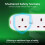 Masterplug 4 Socket Individually Switched Extension Lead Power Strip 2M 6