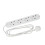 Masterplug 4 Socket Individually Switched Extension Lead Power Strip 2M 1