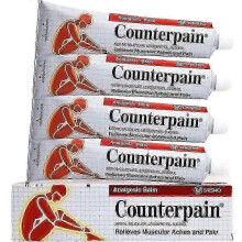 (4pcs) 1-5x Pack of 120g Counterpain Thailand Balm - Analgesic Ointment for Muscle & Rheumatoid Arthritis Pain Relief