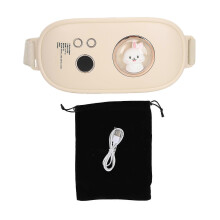 Menstrual Vibration Massage Fast Various Adjustable Modes Portable Waist Heating Pad for Period Cramps