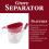 Apollo 500ml Gravy Fat Separator Jug Cup 2