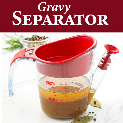 Apollo 500ml Gravy Fat Separator Jug Cup 2