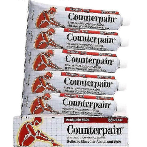 (5pcs) 1-5x 120g Counterpain Balm from Thailand - Analgesic Ointment for Relieving Muscle & Rheumatoid Arthritis Pain
