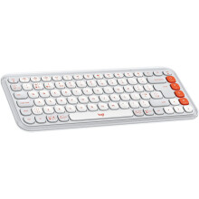 Logitech POP ICON KEYS Wireless Bluetooth Keyboard, Comfortable Typing, Programmable Keys, Easy-Switch Between up to 3 Devices