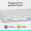 Logitech Logitech POP ICON KEYS Wireless Bluetooth Keyboard, Comfortable Typing, Programmable Keys, Easy-Switch Between up to 3 Devices 2