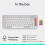 Logitech Logitech POP ICON KEYS Wireless Bluetooth Keyboard, Comfortable Typing, Programmable Keys, Easy-Switch Between up to 3 Devices 3