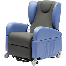 Brookfield Dual Motor Rise & Recliner Chair. Wipe Clean PU Fabric in a Variety of Colours. Easy to use handset Controller. Removable arms for Side