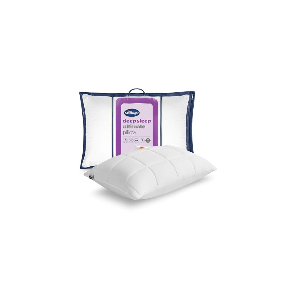 Photos - Pillow Silentnight Deep Sleep Ultimate  - Luxurious Comfort Down-Like Fibadown Fibres and Soft Cosy Quilted Cover - Bouncy & 