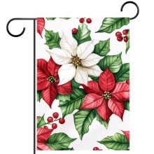 Bandiera natalizia da giardino 12x18 pollici, bifacciale, impermeabile