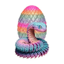 Ovo de Dragão 3D Brinquedo Anti-Stress Rosa Decoração de Páscoa