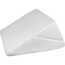 Uk Top Shop 4 In 1 Wedge Pillow, Comfort Memory Foam Bed, Therapy Bed Ideal For Back, Neck and Leg Pillow White