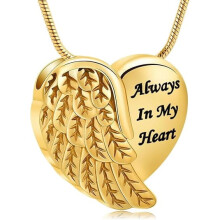Cremation Heart Urn Necklace for Women and Men