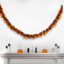 Halloween Decoration Strips Pumpkin Skull Wool Bats 1 Set