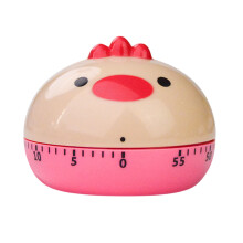 60 Minute Mechanical Kitchen Timer, Cute Animal Designs for Cooking and Home Decoration, Loud Alarm Ringtone with Portable Compact Size