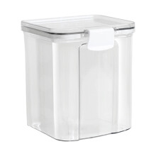 Kitchen Airtight Storage Container,Clear Food Saver Container,Plastic Storage Jar with Lids for Baking,Salt,Flour,Coffee Beans