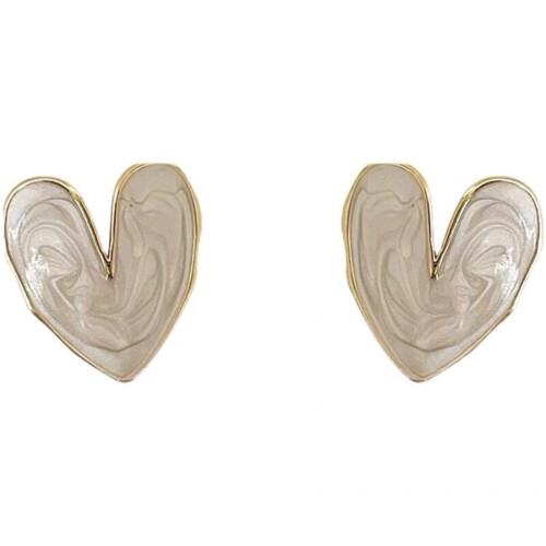 Silver Needle Drop Flower Stud Earrings