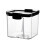 Stackable Clear Plastic Storage Bins with Latching Lids, Medium Rectangle Food Containers for Home/Office – Compatible with Standard Organizers 1