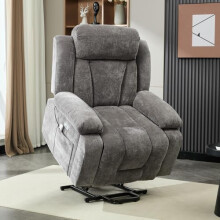 BTM Power Lift Recliner Chair with Storage Pocket, Cup Holders and USB Ports, Electric Lift Arm Reclinerwith Massage and Heat for Elderly, Heavy Duty