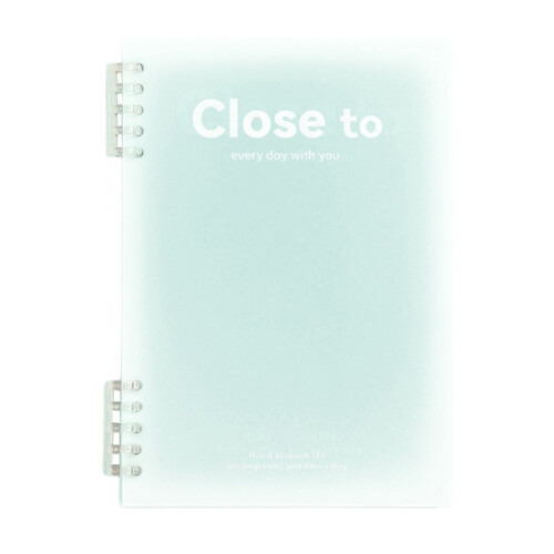 B5 Horizontal Thickened Spiral Notebook Excerpt with Colorful Plastic Cover, Student Notebook (Quality Paper)