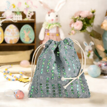 Small Storage Bag Dustproof Polyester Easter Candy Gift