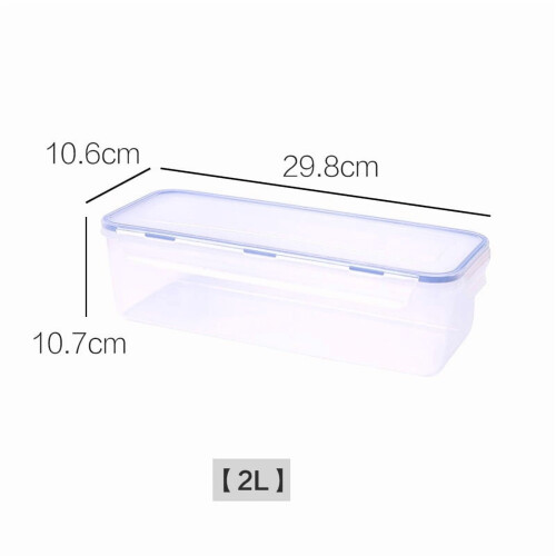 Plastic Bread Storage Box Airtight Food Storage Container Sandwich Bread Keeper With Lid Loaf Bread Container Kitchen Organizer