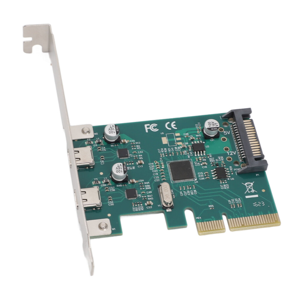 Pcie To Dual Usb-C 10Gbps Adapter Card 7790334625453