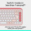 Logitech Logitech Pop Icon Keys Wireless Bluetooth Keyboard, Comfortable Typing, Programmable Buttons, Easy Switch Between Up to 3 Devices 8