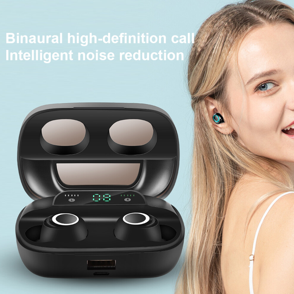 Bluetooth 5.0 Led Wireless Earbuds With Case 7790334626344
